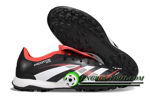 Adidas Chaussures de Foot PREDATOR LEAGUE FT TURF Noir/Blanc/Orange