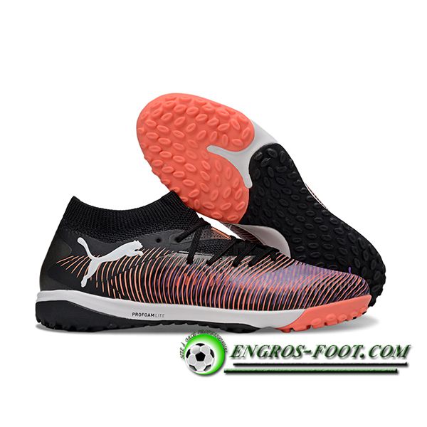 PUMA Chaussures de Foot FUTURE 8 ULTIMATE TF Noir/Orange