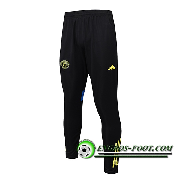 Pantalon Foot Manchester United Noir/Bleu/Jaune 2025/2026