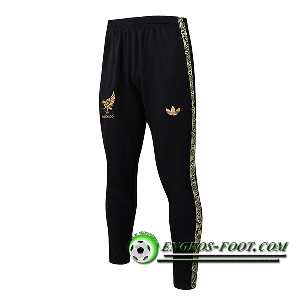 Pantalon Foot Mexique Noir/Jaune 2025/2026