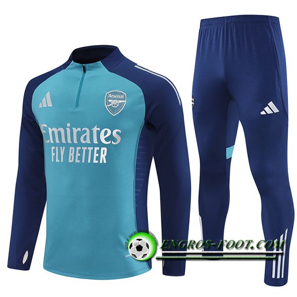 Ensemble Survetement de Foot Foot Arsenal Bleu 2025/2026