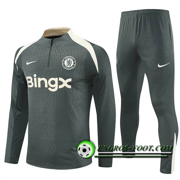 Ensemble Survetement de Foot Foot FC Chelsea Vert/Beige 2025/2026