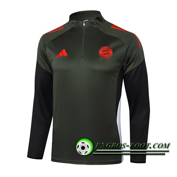 Sweatshirt Training Bayern Munich Vert/Rouge 2025/2026