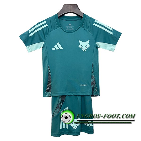 Ensemble Training T-Shirts Cruzeiro Enfant Vert 2025/2026 -02