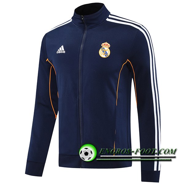 Veste Foot Real Madrid Bleu Foncé 2025/2026