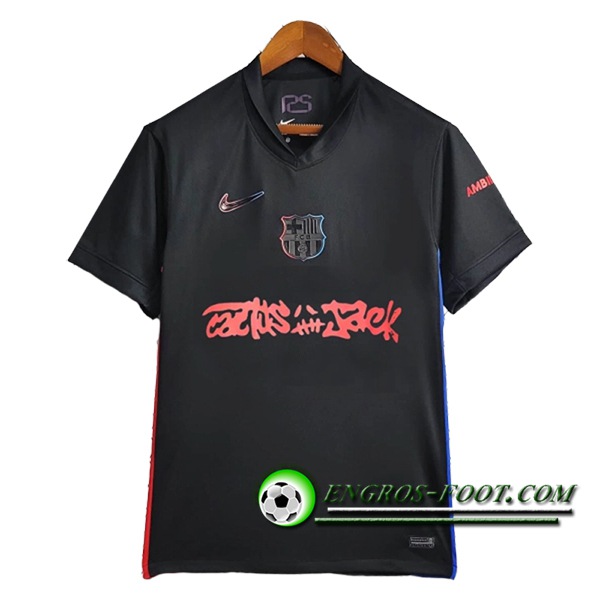 Nouveau Maillot de Foot FC Barcelone x Travis Scott Exterieur 2024/2025