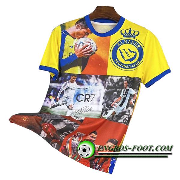 Maillot de Foot Al-Nassr Ronaldo Commemorative Edition Jaune 2025/2026
