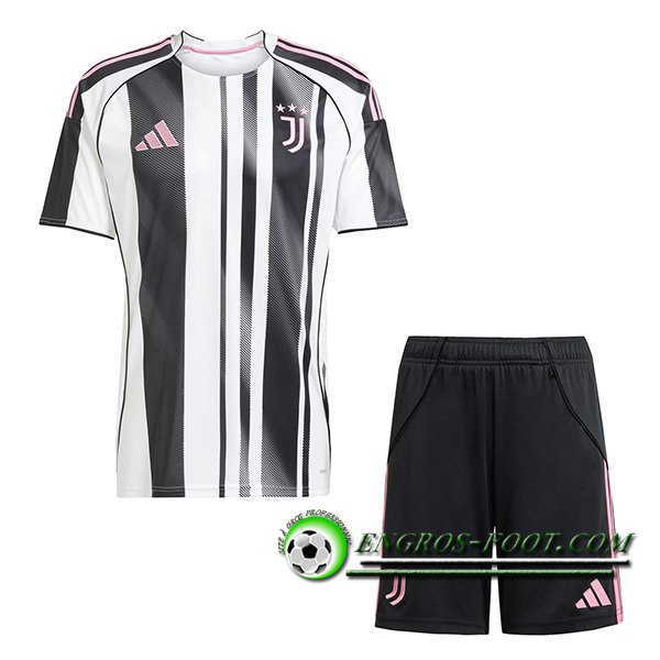 Nouveau Maillot de Foot Juventus Enfant Domicile 2025/2026