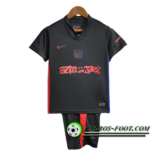 Maillot de Foot Barcelone Enfant x Travis Scott Exterieur 2024/2025