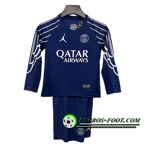 Nouveau Maillot de Foot PSG Enfant Manches Longues Fourth 2024/2025