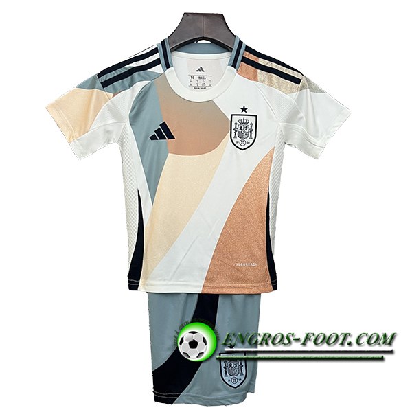 Nouveau Maillot de Foot Espagne Enfant Exterieur 2025/2026