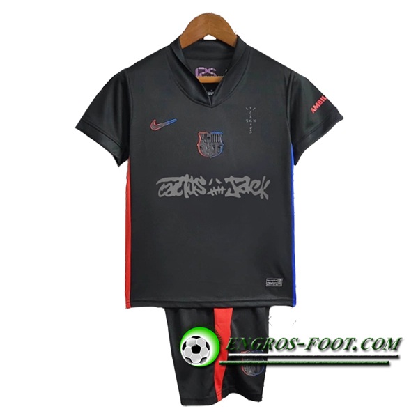Maillot de Foot Barcelone Enfant x Travis Scott Exterieur 2024/2025