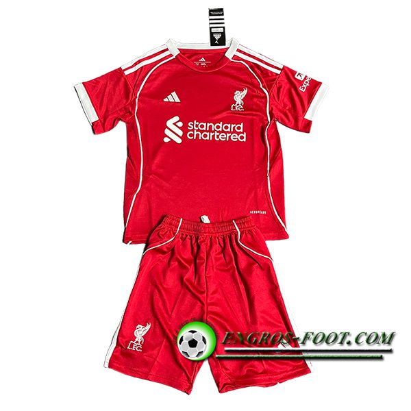 Maillot de Foot Liverpool Enfant Domicile 2025/2026