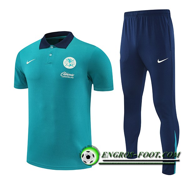 Ensemble Polo Foot Club America Vert 2025/2026