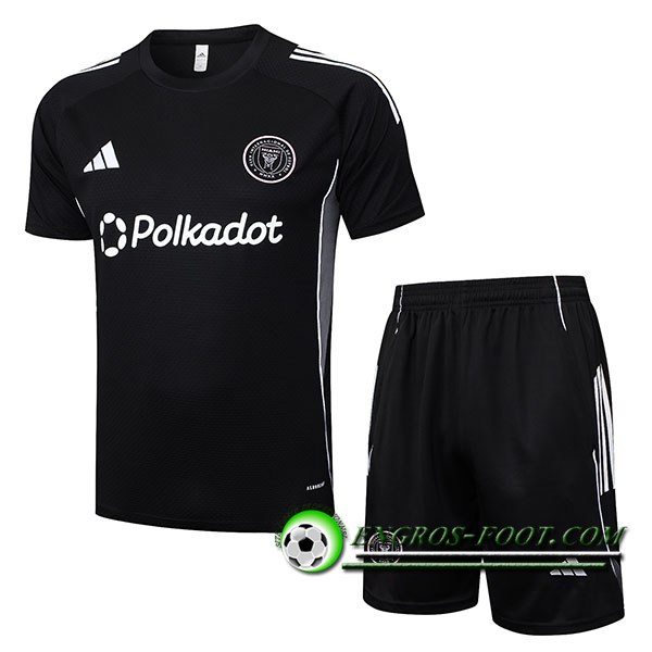 Ensemble Training T-Shirts Inter Miami CF Noir/Gris 2025/2026