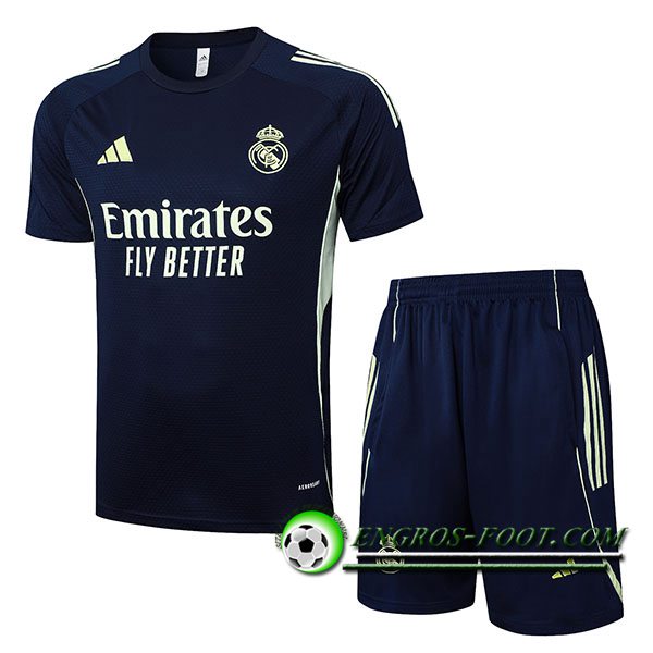Ensemble Training T-Shirts Real Madrid Bleu Marine 2025/2026