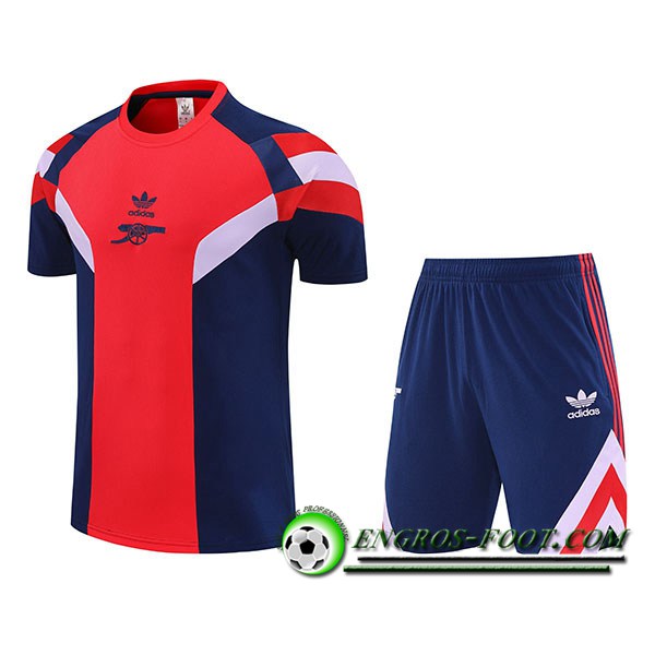Ensemble Training T-Shirts Arsenal Rouge/Bleu/Blanc 2025/2026