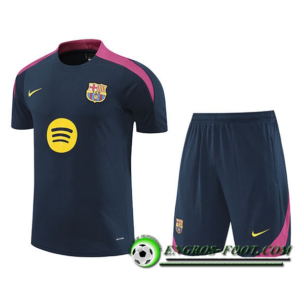 Ensemble Training T-Shirts Real Madrid Bleu/Pourpre 2025/2026 -02