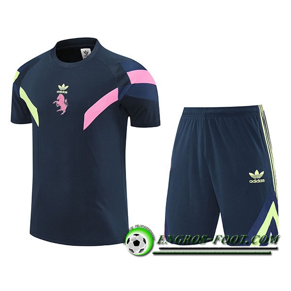 Ensemble Training T-Shirts Juventus Bleu/Pourpre/Vert 2025/2026