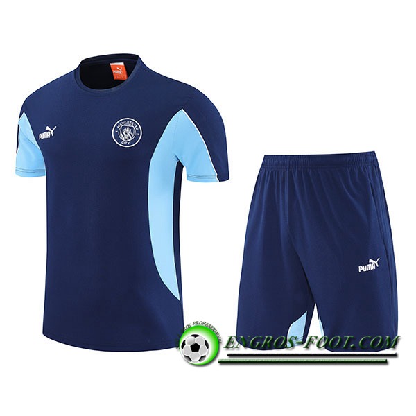 Ensemble Training T-Shirts Manchester City Bleu 2025/2026 -02