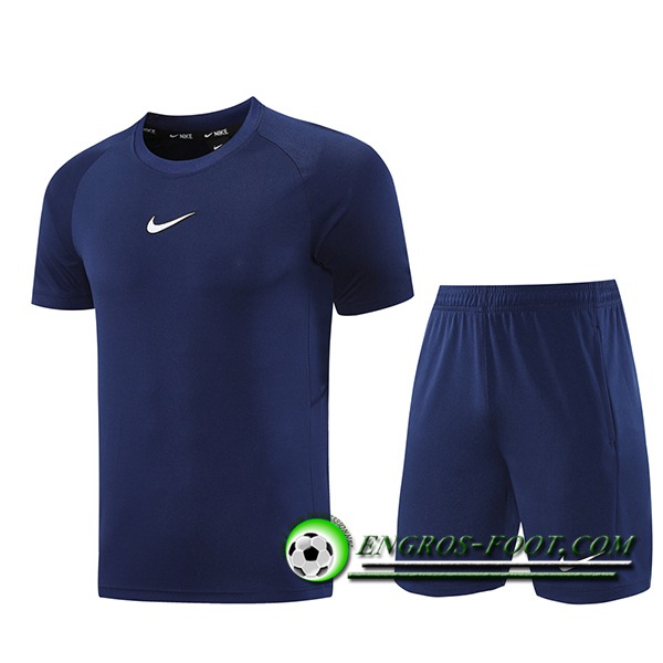 Ensemble Training T-Shirts Nike Bleu Royal 2025/2026 -02