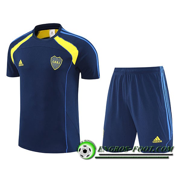 Ensemble Training T-Shirts Boca Juniors Bleu/Giallo 2025/2026