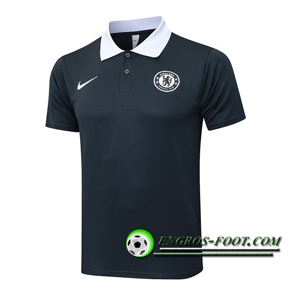 Polo Foot FC Chelsea Gris Foncé 2025/2026