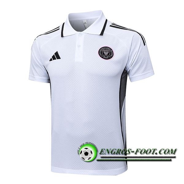 Polo Foot Inter Miami CF Blanc/Noir/Gris 2025/2026