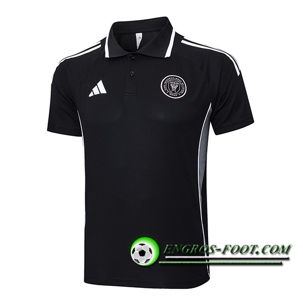 Polo Foot Inter Miami CF Noir/Gris 2025/2026
