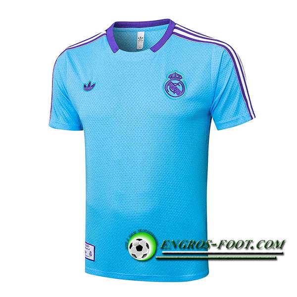 Training T-Shirts Real Madrid Bleu/Pourpre 2025/2026
