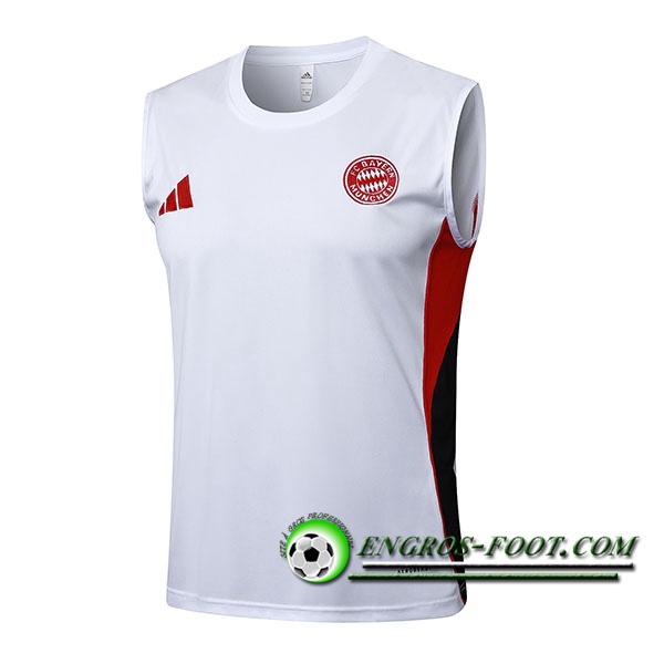 Training Debardeurs Bayern Munich Blanc/Noir/Rouge 2025/2026