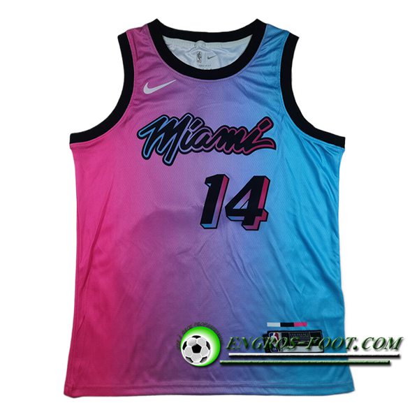 Maillot Miami Heat (HEEEO #14) 2025/26 Bleu/Pourpre