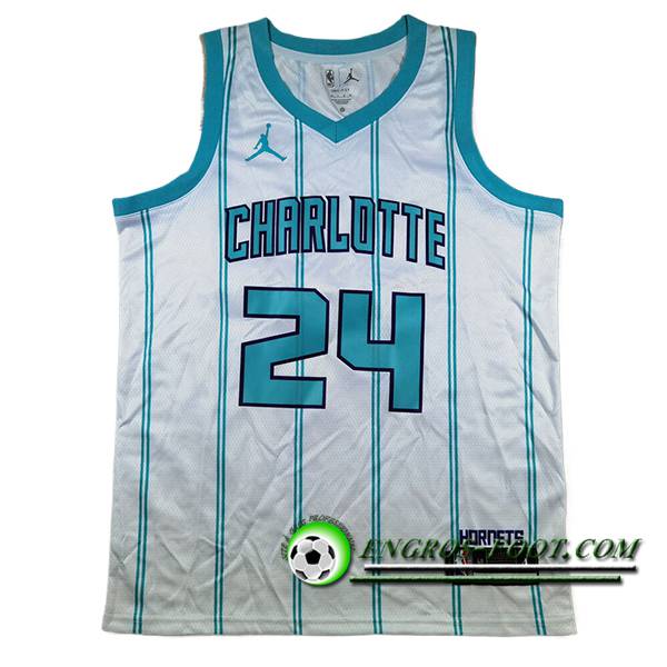 Maillot Charlotte Hornets (MILLER #24) 2025/26 Blanc/Bleu