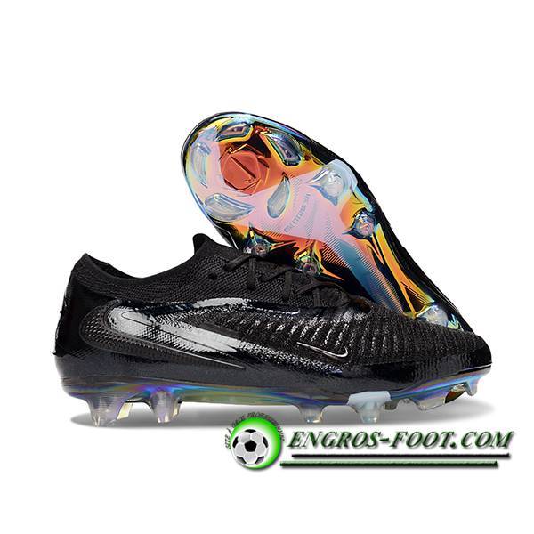 Nike Chaussures de Foot Phantom GX III Elite FG Noir/Blanc