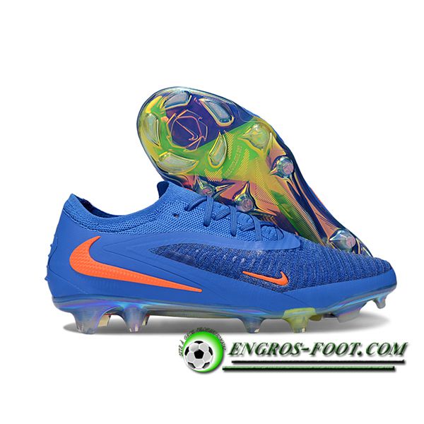 Nike Chaussures de Foot Phantom GX III Elite FG Bleu/Orange
