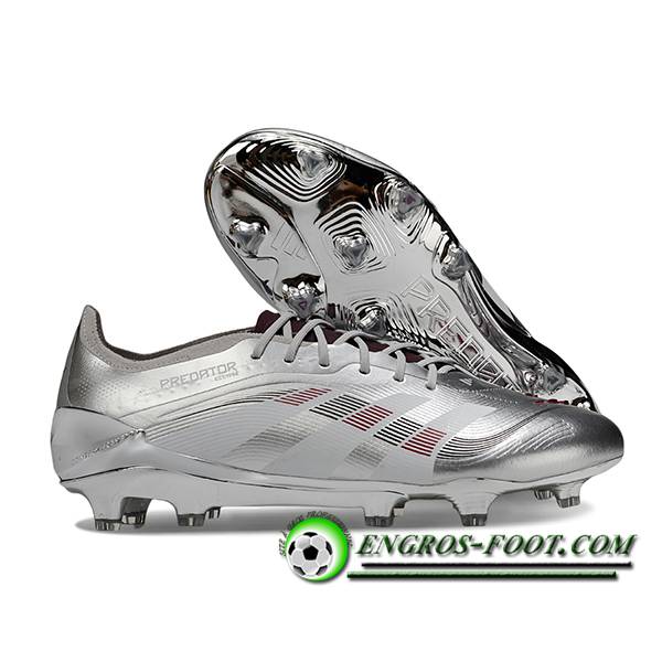 Adidas Chaussures de Foot 25 Predator Elite FG Gris
