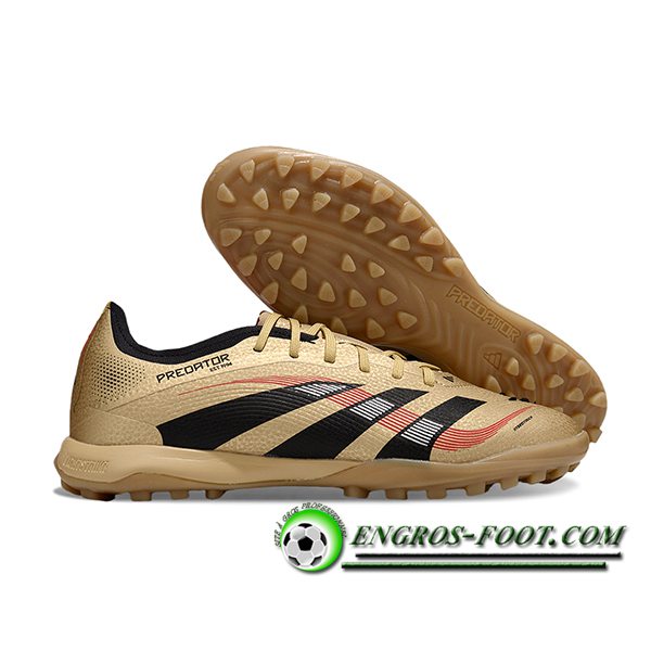 Adidas Chaussures de Foot PREDATOR 25 ELITE TF BOOTS Brun/Noir