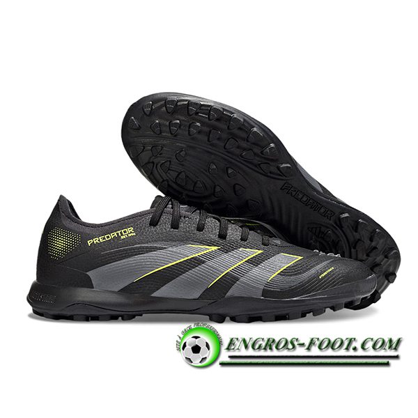 Adidas Chaussures de Foot PREDATOR 25 ELITE TF BOOTS Noir/Gris/Vert