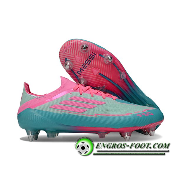 Adidas Chaussures de Foot F50 Elite SG Vert/Rose