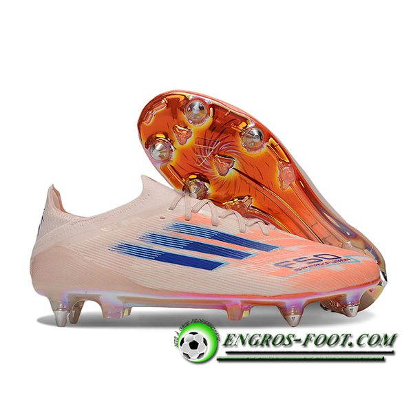 Adidas Chaussures de Foot F50 Elite SG Orange/Bleu