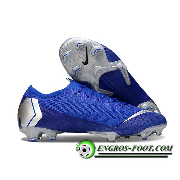 Nike Chaussures de Foot Mercurial Vapor XII Elite FG Bleu/Gris