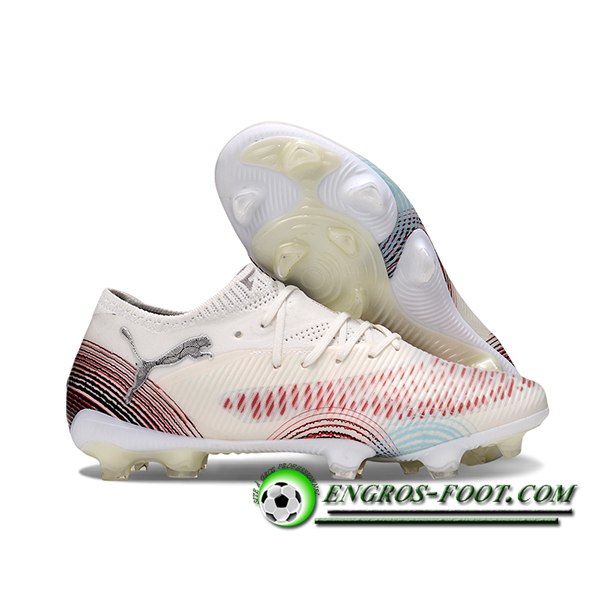 PUMA Chaussures de Foot FUTURE 8 ULTIMATE FG/AG Beige/Rouge
