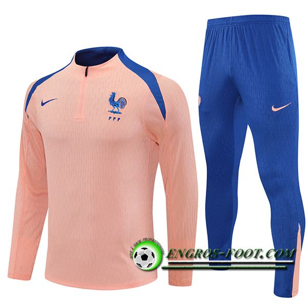 Ensemble Survetement de Foot France Rose/Bleu 2025/2026