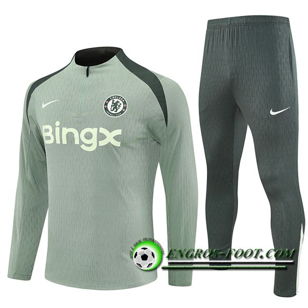 Ensemble Survetement de Foot FC Chelsea Bleu/Rose 2025/2026
