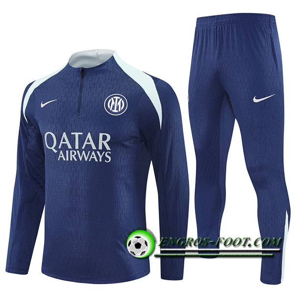 Ensemble Survetement de Foot Inter Milan Bleu/Gris 2025/2026
