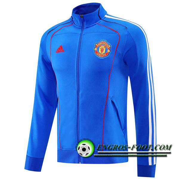 Veste Foot Manchester United Bleu/Blanc/Rouge 2025/2026