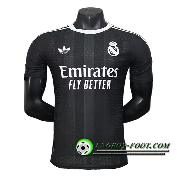 Maillot de Foot Real Madrid Gardien De But Noir 2025/2026