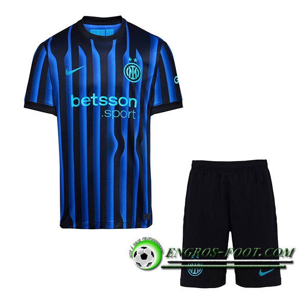 Nouveau Maillot de Foot Inter Milan Enfant Domicile 2025/2026