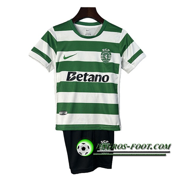 Nouveau Maillot de Foot Sporting Enfant Domicile 2025/2026