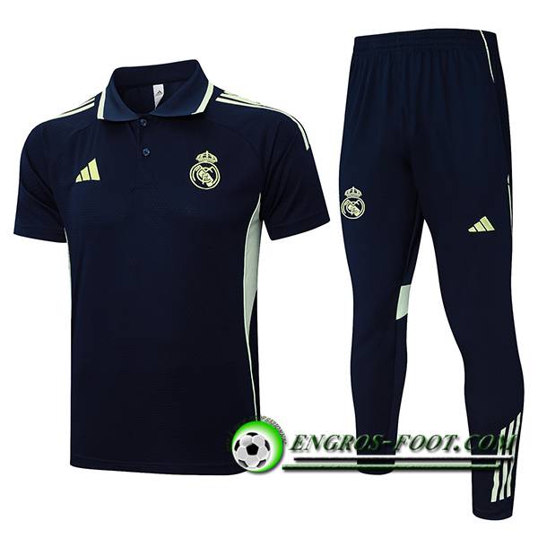 Ensemble Polo Foot Real Madrid Bleu Foncé 2025/2026